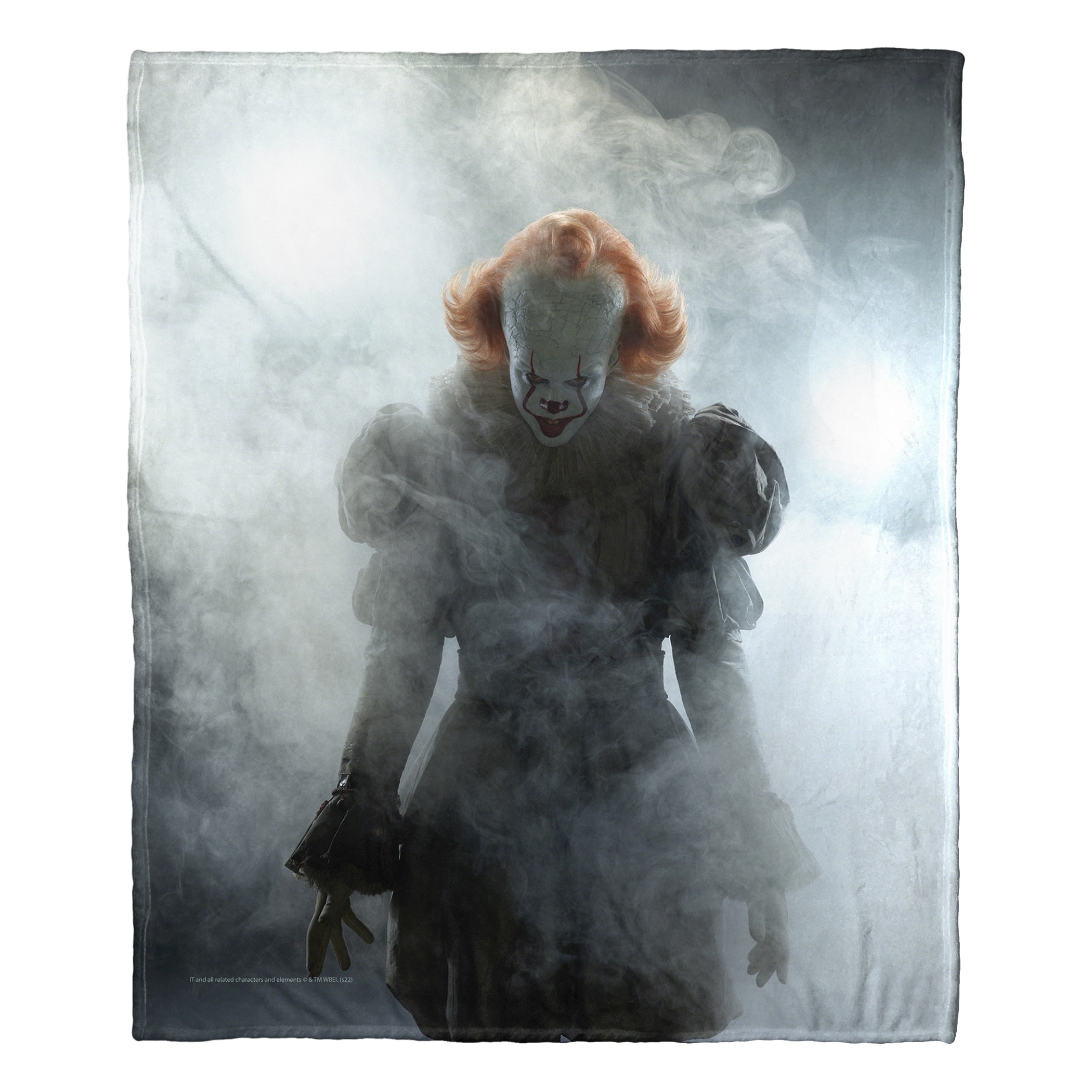Warner Brothers It 2 Smokey Clown Silk Touch Throw Blanket