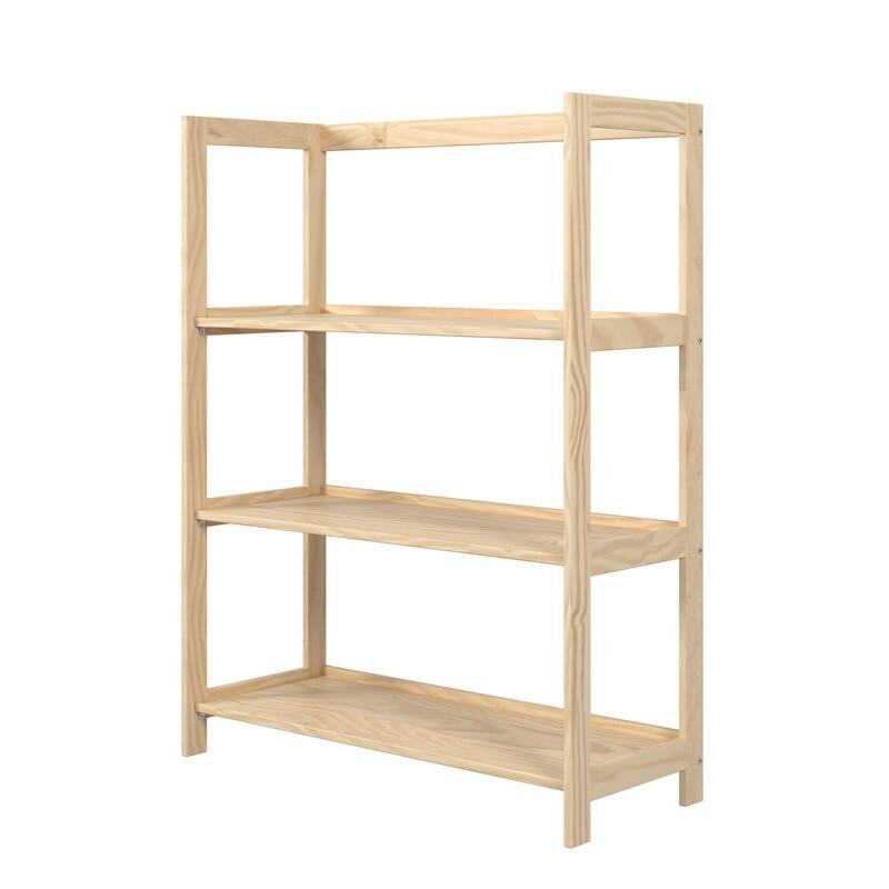 Jela Solid Wood 3 Shelf Unassembled Pantry Shelving - Unfinished