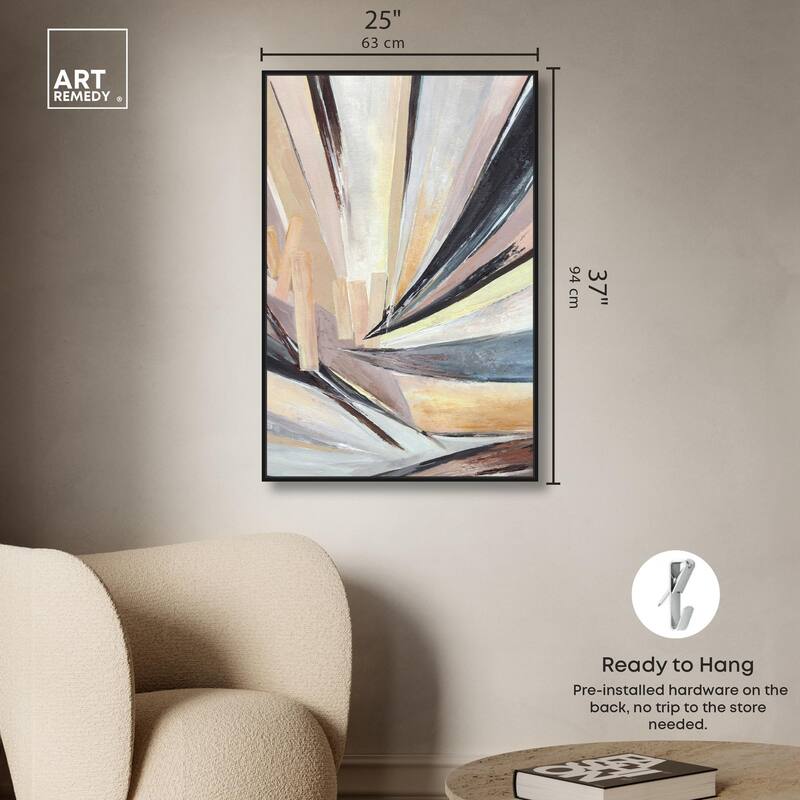 Balancing Lines I Canvas by Art Remedy