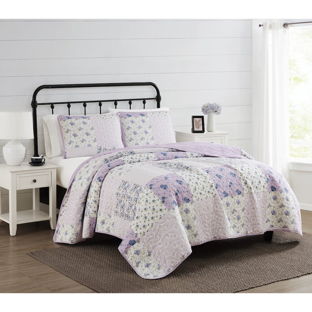 Cannon Elissa Patchwork Quilt Set