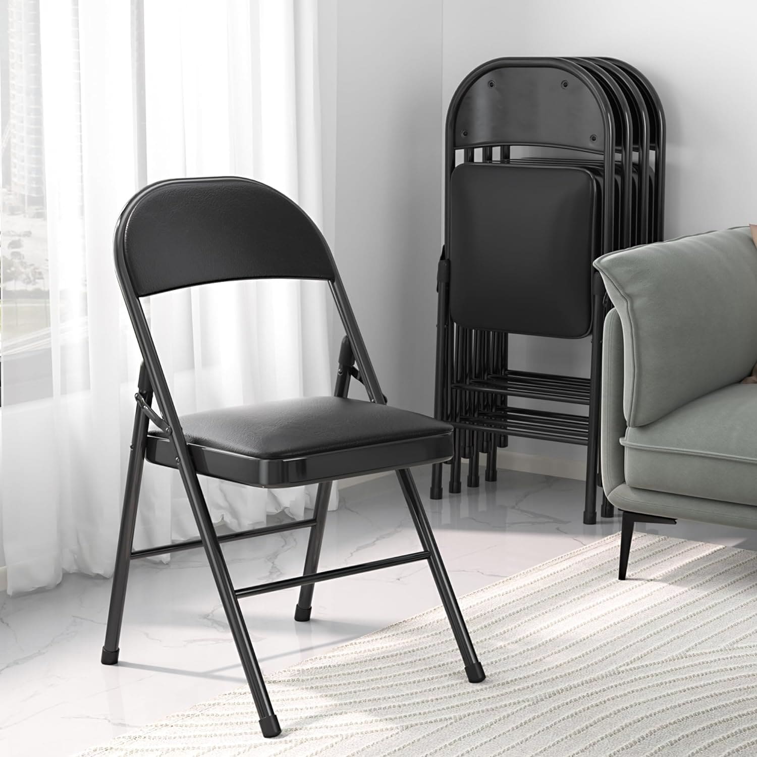 Folding chairs with cushion seats 2025