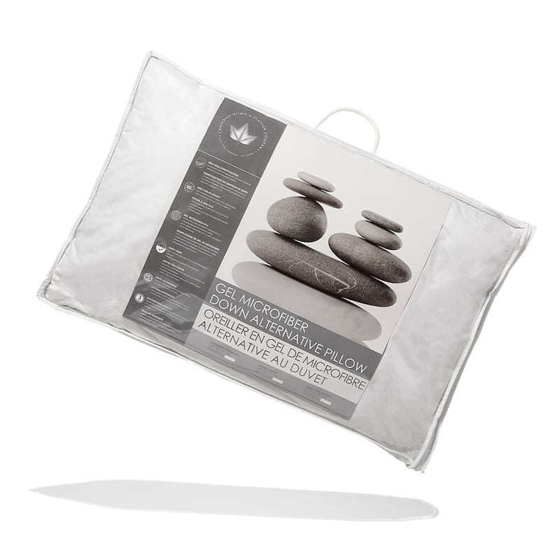 Canadian Down & Feather Company Gel Microfiber Down Alternative Pillow - 2 Pack