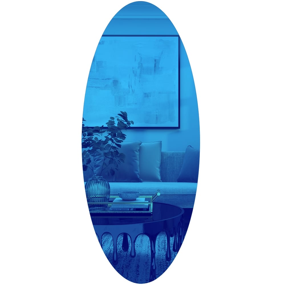 Wood Star Large Wall Mirror - White or Black - Roche River Decor