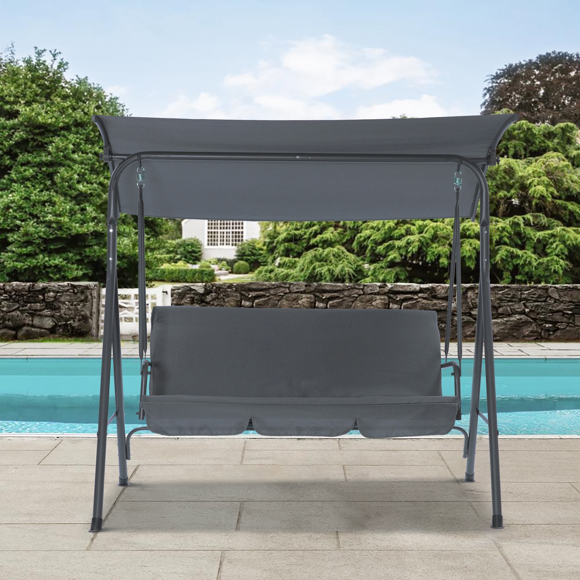 3 seat store patio glider