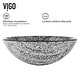 preview thumbnail 5 of 12, VIGO Giovanni 17"L x 17"W Glass Vessel Sink and Seville 13"H Faucet Set