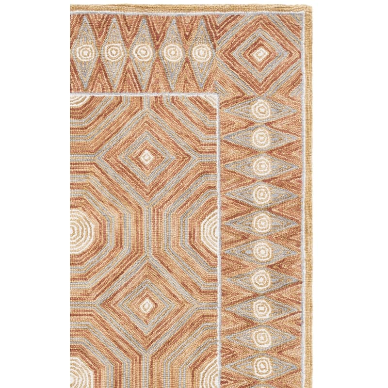 SAFAVIEH Handmade Micro-Loop Hiltrud Modern Wool Rug