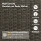 preview thumbnail 48 of 105, Murphy Outdoor Wicker Patio Outdoor Sofa Swivel Chair Coffee Table