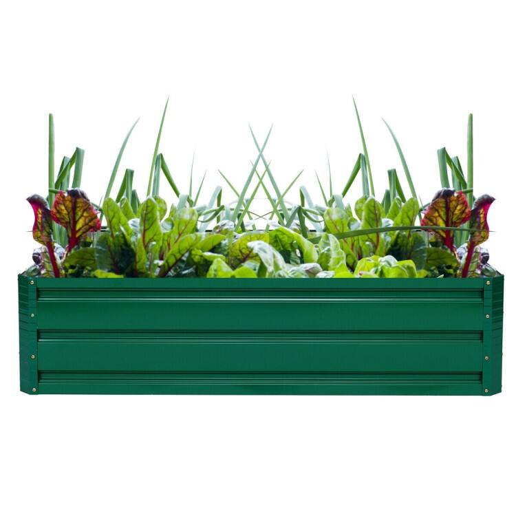 Patio Raised Garden Bed for Vegetable and Flower Planting Outdoors - 47" x 35.5" x 12.0"(L x W x H)