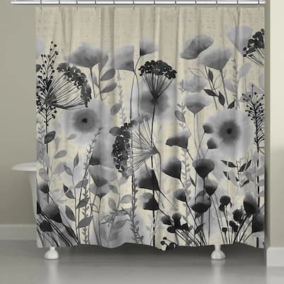 Laural Home Winsome Flora Shower Curtain
