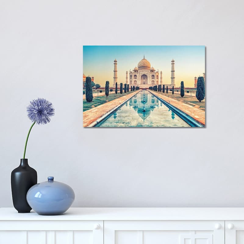 iCanvas "Beautiful Taj Mahal" by Manjik Pictures Canvas Print - 12x18x1.5