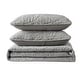 preview thumbnail 10 of 8, Wholelinens Stonewashed 3 Piece Cotton Bedspread Reversible Quilt Set
