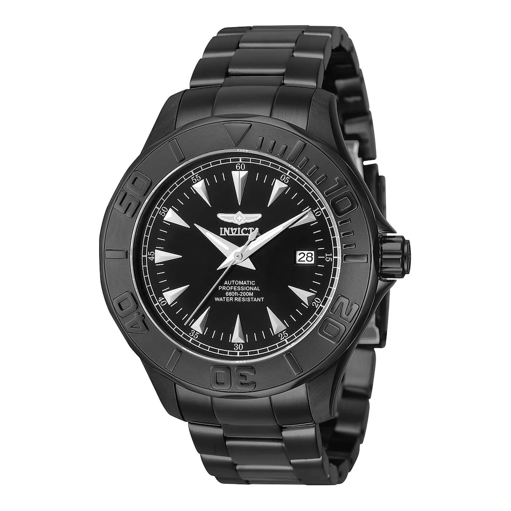 Invicta Men's 7114 Signature Automatic 3 Hand Black Dial Watch