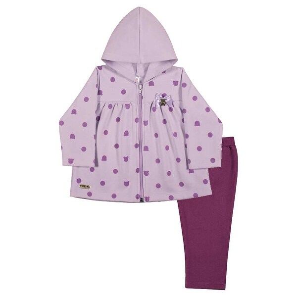 Baby Girl Outfit Hoodie Jacket and Leggings Set Infants Pulla Bulla 3-12 Months