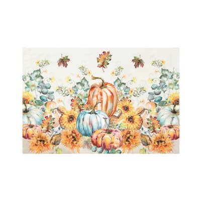 Laural Home Harvest Sun Placemat Set of 4 - 13" x 19"