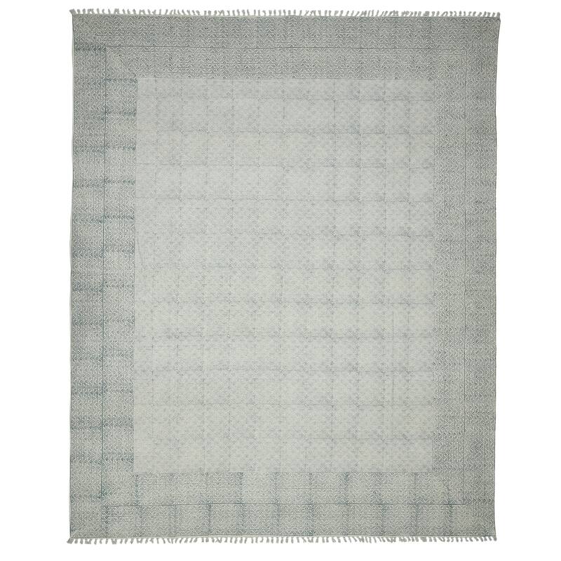 Estra Handmade Flatweave Natural Fiber Cotton Rug