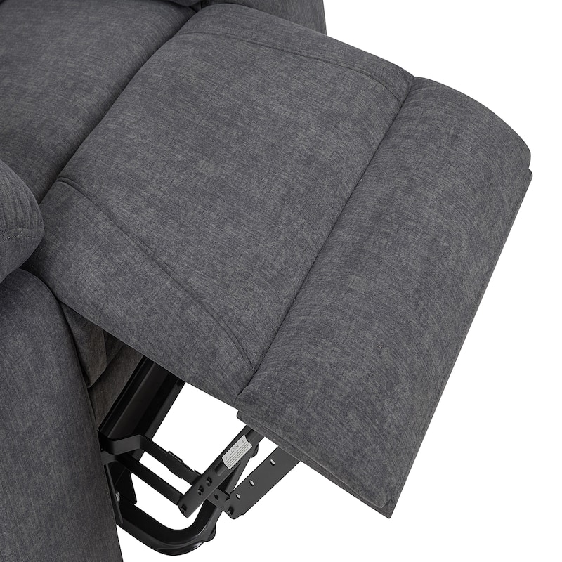 Electric Power Recliner Chair With Massage For Elderly ,Lifting, Timing, Cushion Heating Chair With Side Pocket