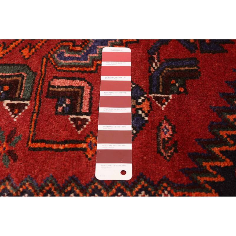 ECARPETGALLERY Hand-knotted Anadol Red Wool Rug - 3'8 x 10'4