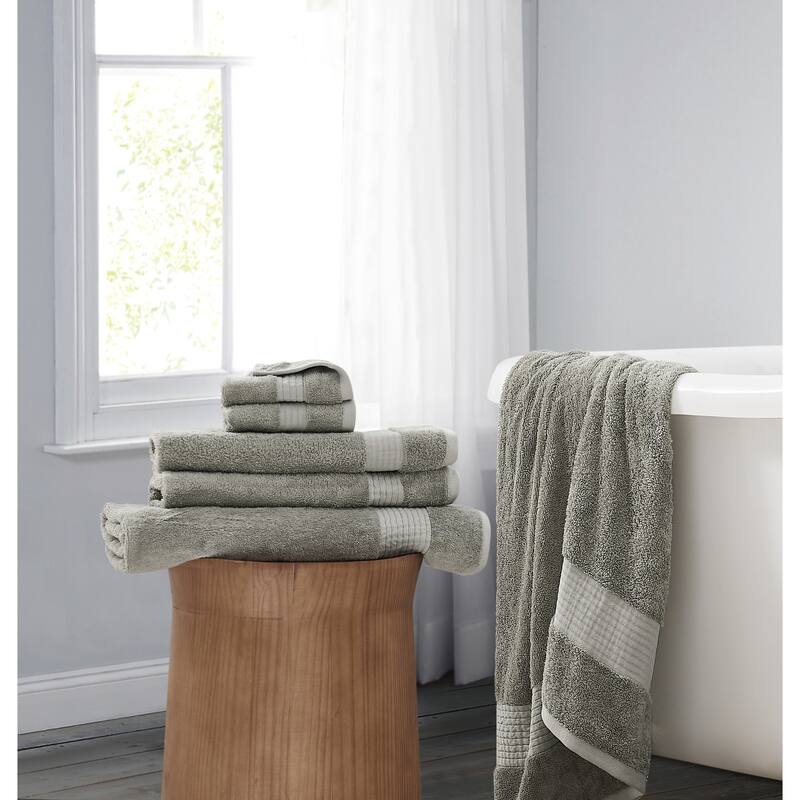 Brooklyn Loom Cotton TENCEL 6 Piece Towel Set - Towel Set