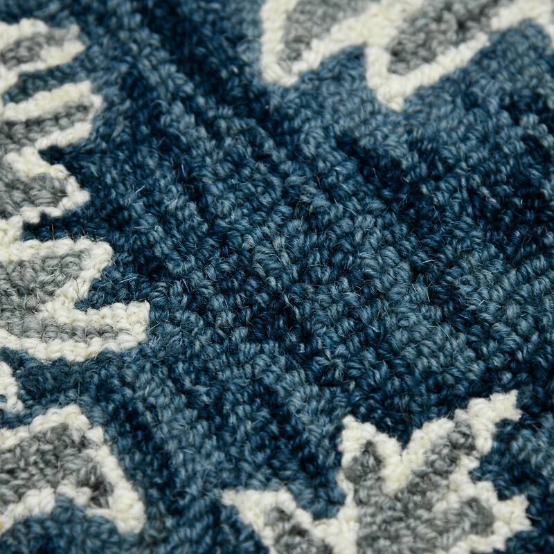 Romesha Hope Hand-Hooked Wool Area Rug