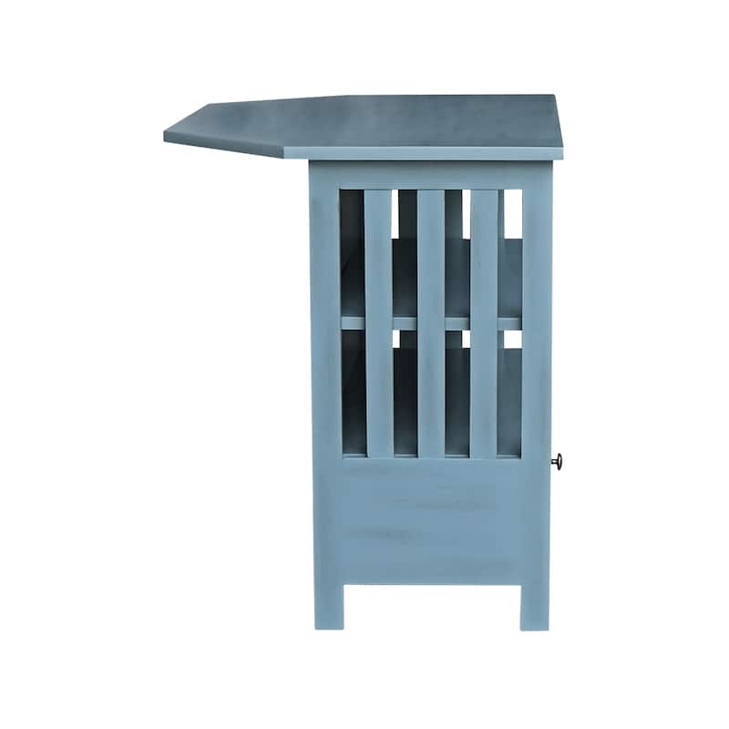Solid Hardwood Mission Corner TV Stand