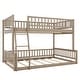 preview thumbnail 23 of 34, Wooden Bunk Bed with Ladder,Detachable Bunk Bed,Can be Divided into 2 Separate Platform Bed