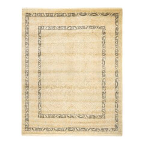 Overton Mogul, One-of-a-Kind Hand-Knotted Area Rug - Ivory, 8' 2" x 10' 3" - 8' 2" x 10' 3"