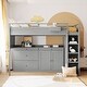 preview thumbnail 2 of 44, Twin Pine Loft Bed with Rolling Cabinet and Desk