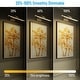 preview thumbnail 7 of 5, LED Picture Light, 2700K/3000K/4000K Selectable, Antique Brass - 2PACK