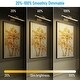 preview thumbnail 10 of 8, 15.75" 3CCT Dimmable LED Picture Light, Antique Brass Swivel Metal Artwork Lamps, Plug-in & Hardwired, CRI 90 - 15.75