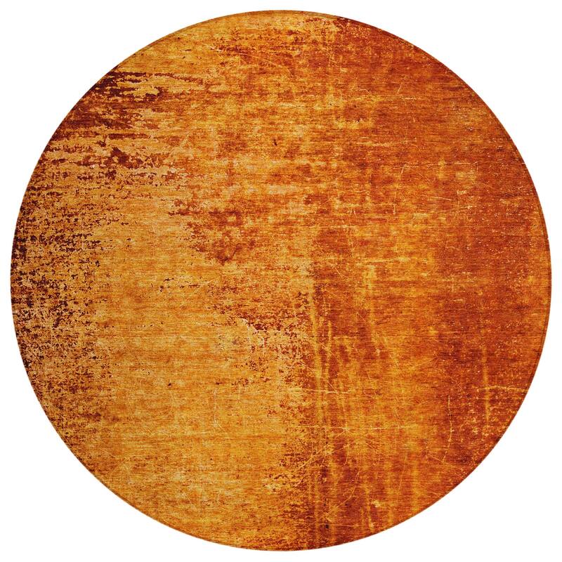 Almilo Artistic Abstract Weather Resistant Blended Style Outdoor Rug