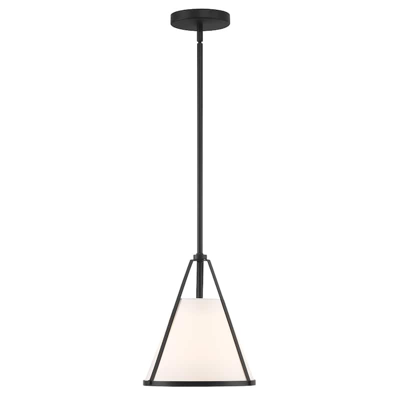 Fulton 1 Light Black Pendant