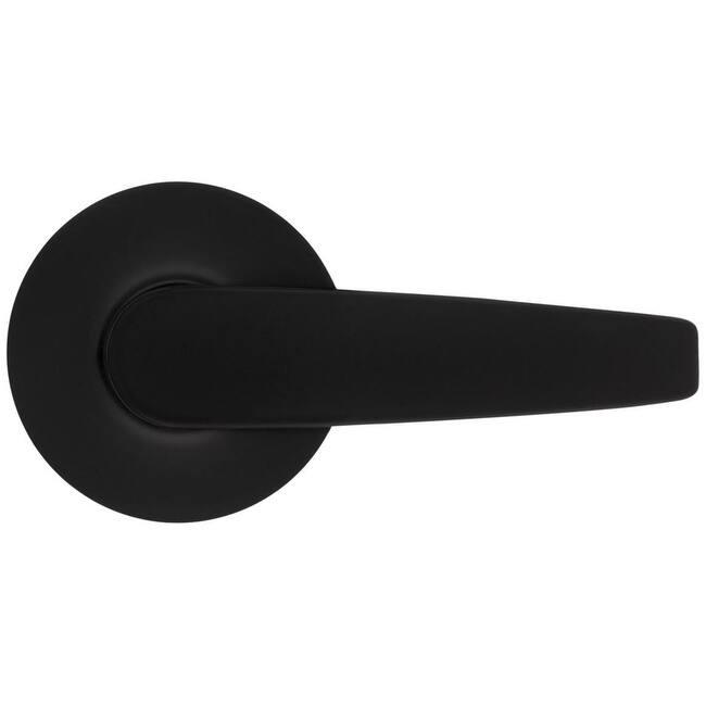 Kwikset Winston Passage Door Lever Set with Round Rose from the
