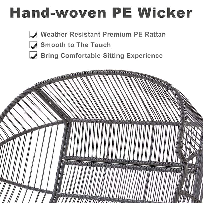 Pocassy Outdoor Egg Chair Garden Funiture