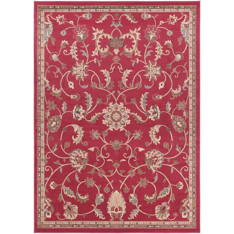 Chandler Transitional Damask Area Rug
