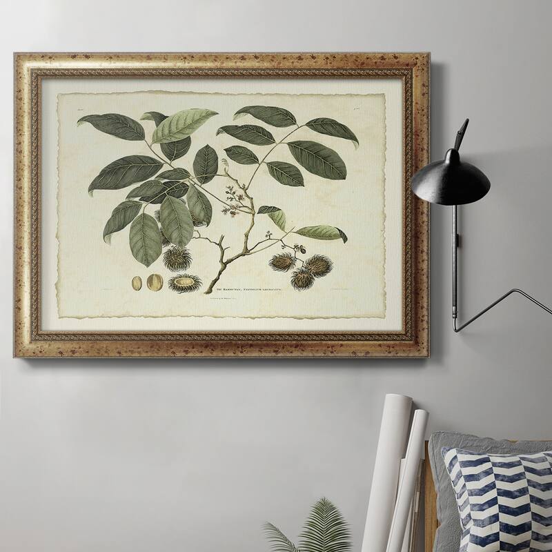 Delicate Botanical III Premium Framed Canvas- Ready to Hang