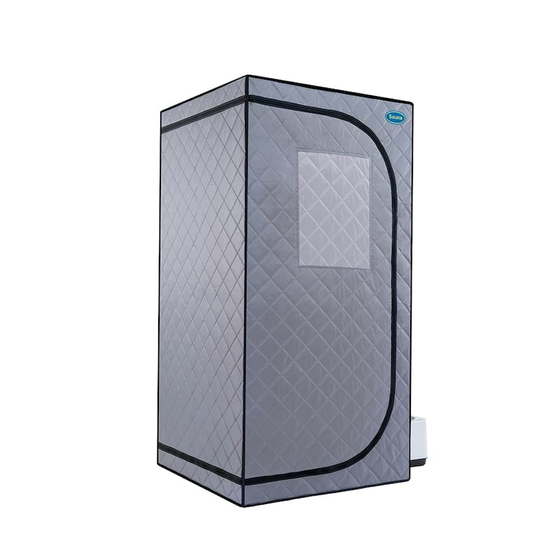Portable Grey Mini Plus Style Steam Sauna tent-Personal Home Spa
