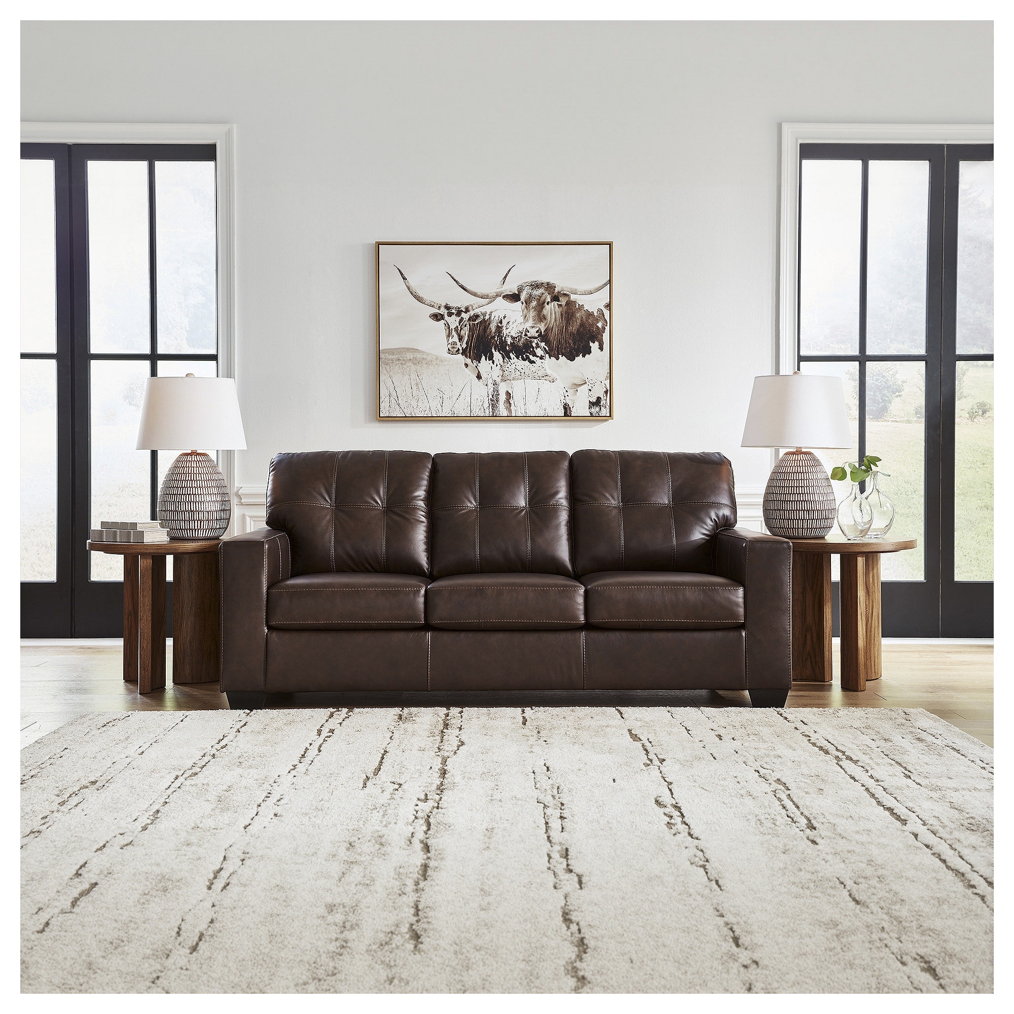 Signature Design by Ashley Santorine Queen Sofa Sleeper - 85" W x 38" D x 39" H
