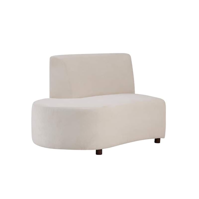 Christopher Knight Home - Luna Modern Upholstered Curved Sofa with Modular Design