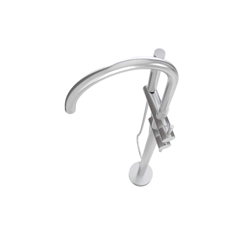 Floor Mount Bathtub Faucet Freestanding Tub Filler High Flow Shower Faucets with Handheld Shower