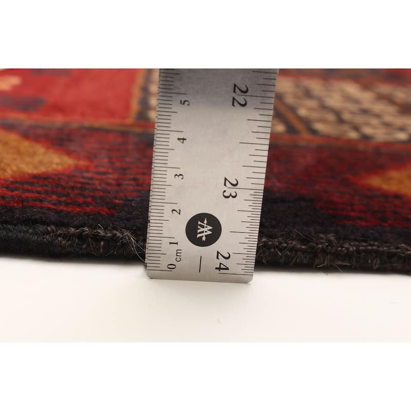 ECARPETGALLERY Hand-knotted Teimani Red Wool Rug - 3'10 x 6'2