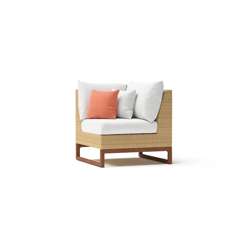 Mili 6 Piece Sunbrella Outdoor Patio Sectional and Table
