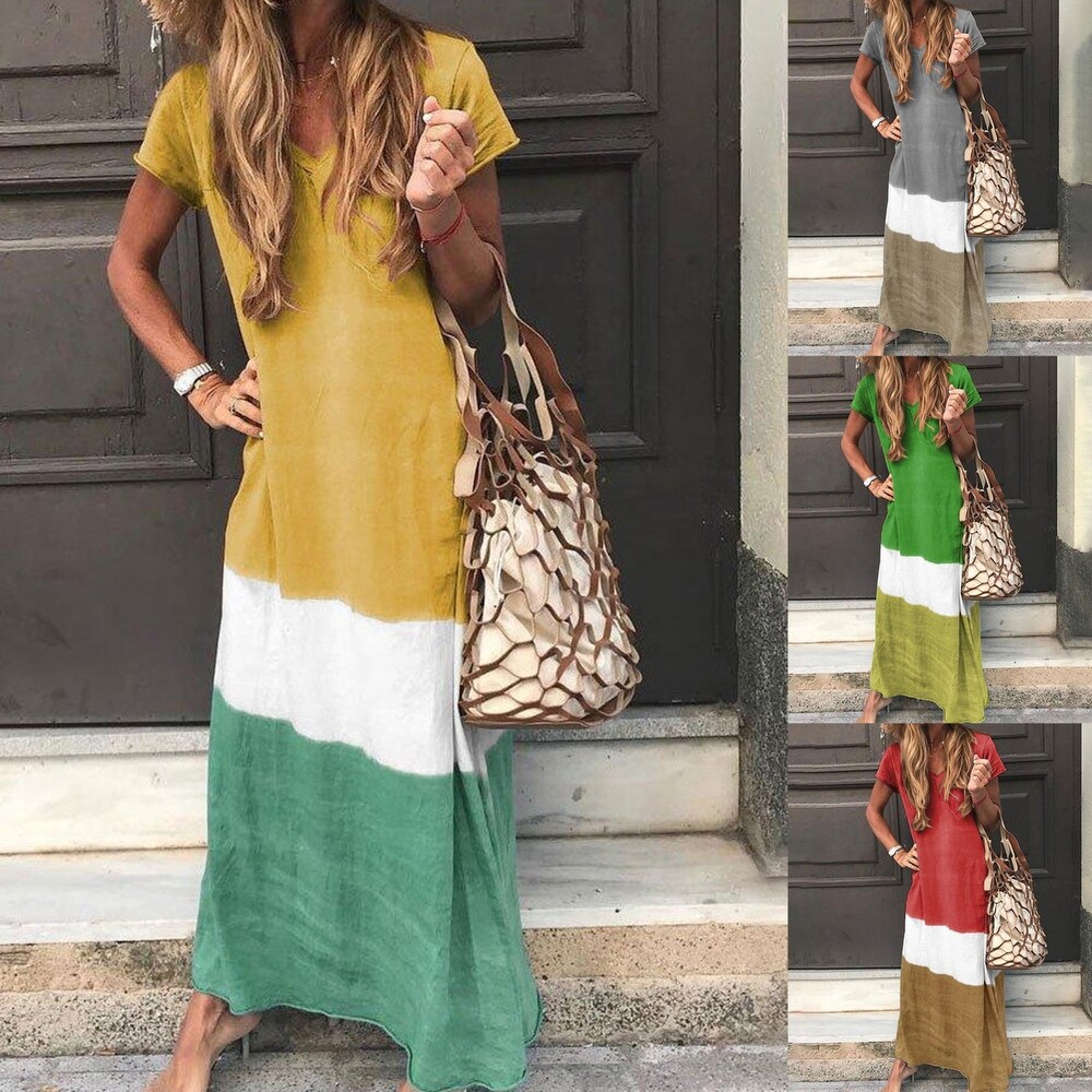 MIANHT Maxi Dresses for Women,4th of July Maxi Dress Women Loose Casual Dress Spaghetti Strap Sleeveless Dress MIANHT Maxi Dresses for Women,4th of July Maxi Dress Women Loose Casual Dress Spaghetti Strap Sleeveless Dress