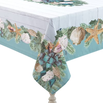 Christmas By The Sea Tablecloth