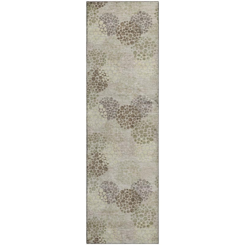 Premium Washable Super Soft Contemporary Clusters Mayfield Rug