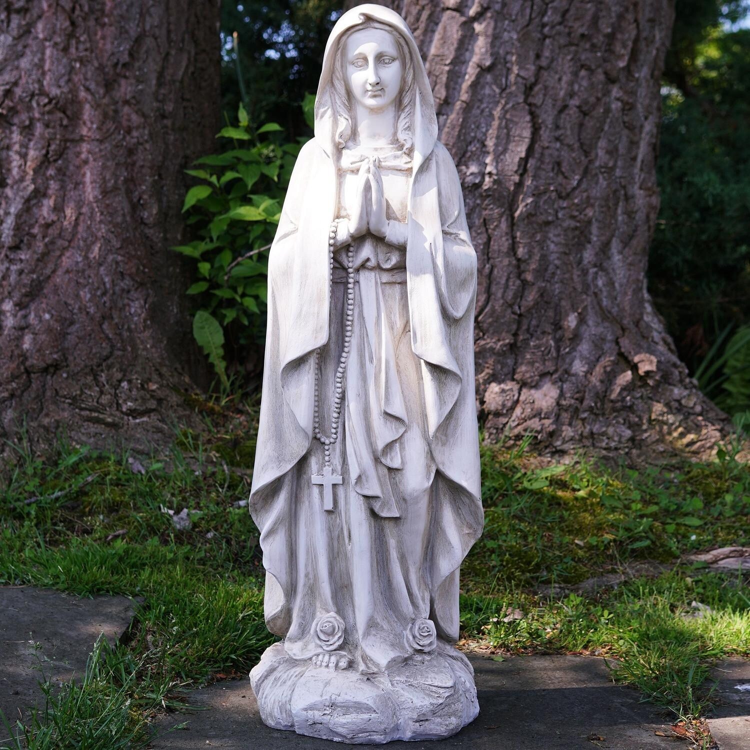 Shop 27 75 Praying Religious Virgin Mary Outdoor Garden Statue