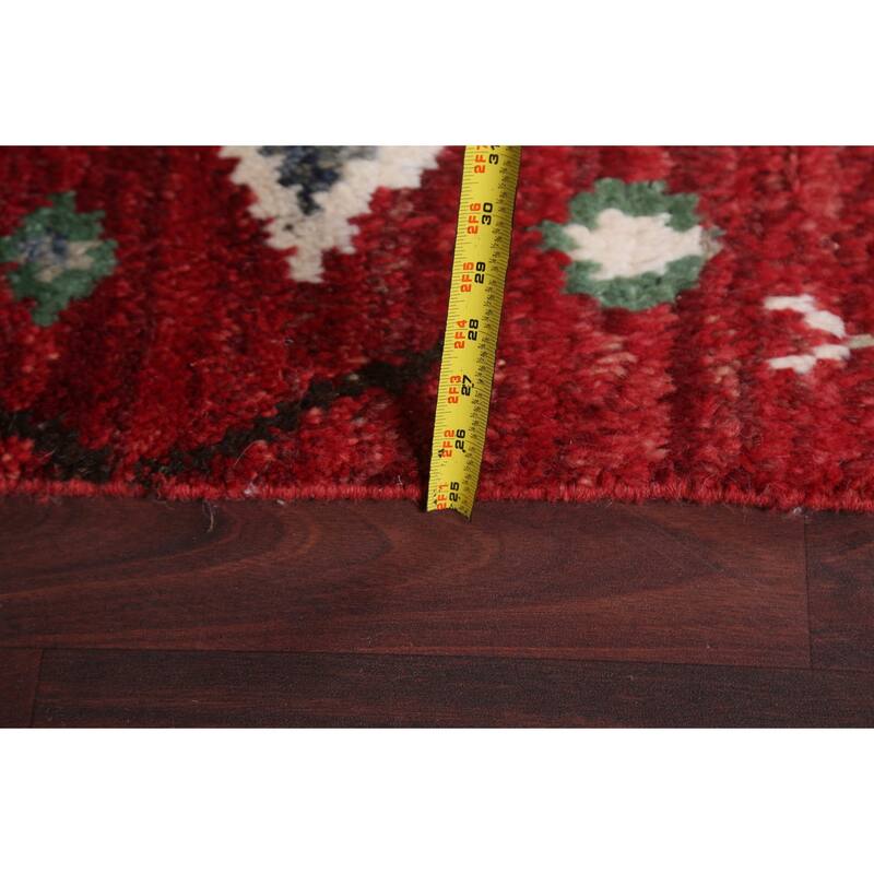 Tribal Moroccan Oriental Wool Area Rug Hand-knotted Home Decor Carpet - 5'8" x 9'8"