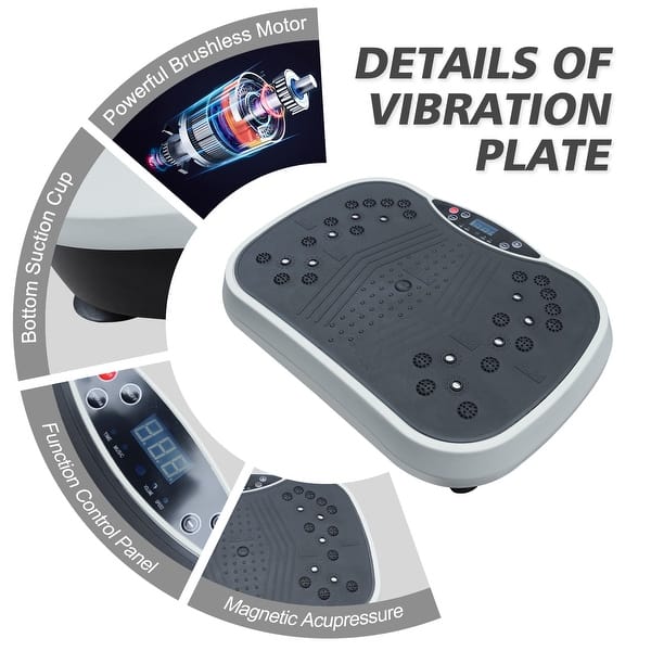 Under Desk Vibration Plate,Home Fitness Equipment,Fitness Platform，Whole  Body Workout，Weight Loss & Toning - Bed Bath & Beyond