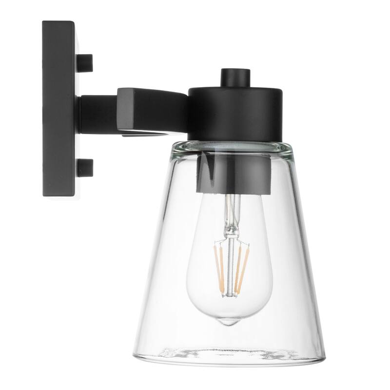 Prominence Home Fairendale Matte Black Farmhouse Vanity Light - Matte Black