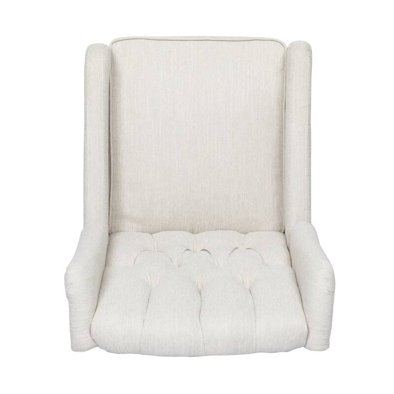 Roomfitters Classic Design, Manual Recliner Chair with 360-Degree Swivel, Relaxing Lounge Chair for Living Room
