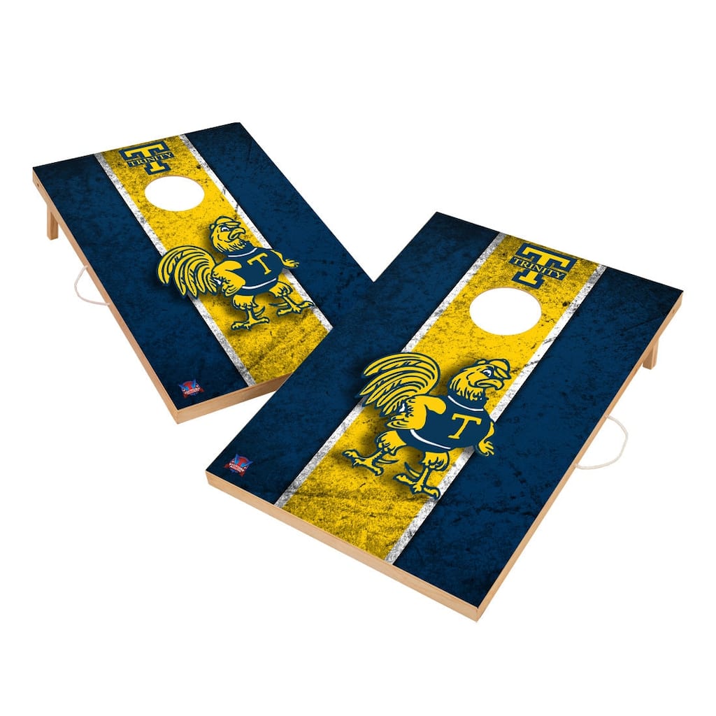 Vintage Trinity College Bantams Regulation 2x4 Cornhole Set